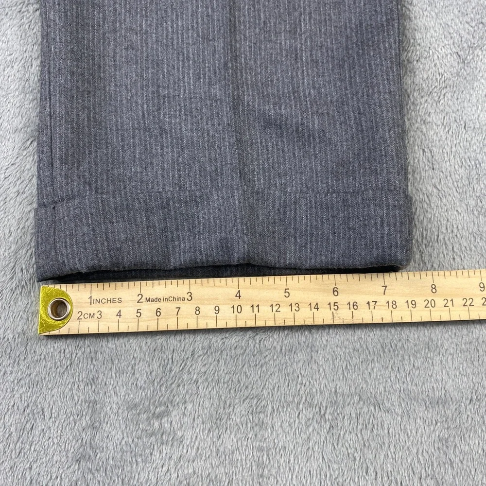 Jos. A.‎ Bank Suit Mens 39L Grey Wool Cashmere Slim Fit 2-Button Micro-Stripe